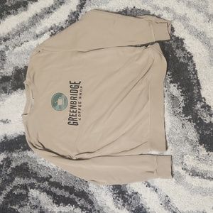 Tan Coffee Shop Sweatshirt